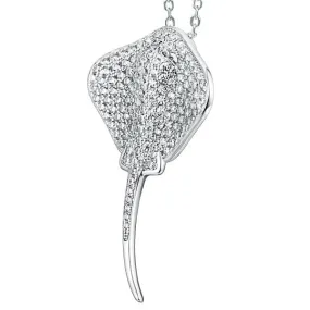 Pavé Stingray Pendant