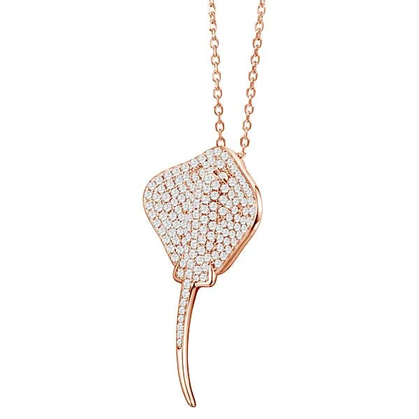 Pavé Stingray Pendant