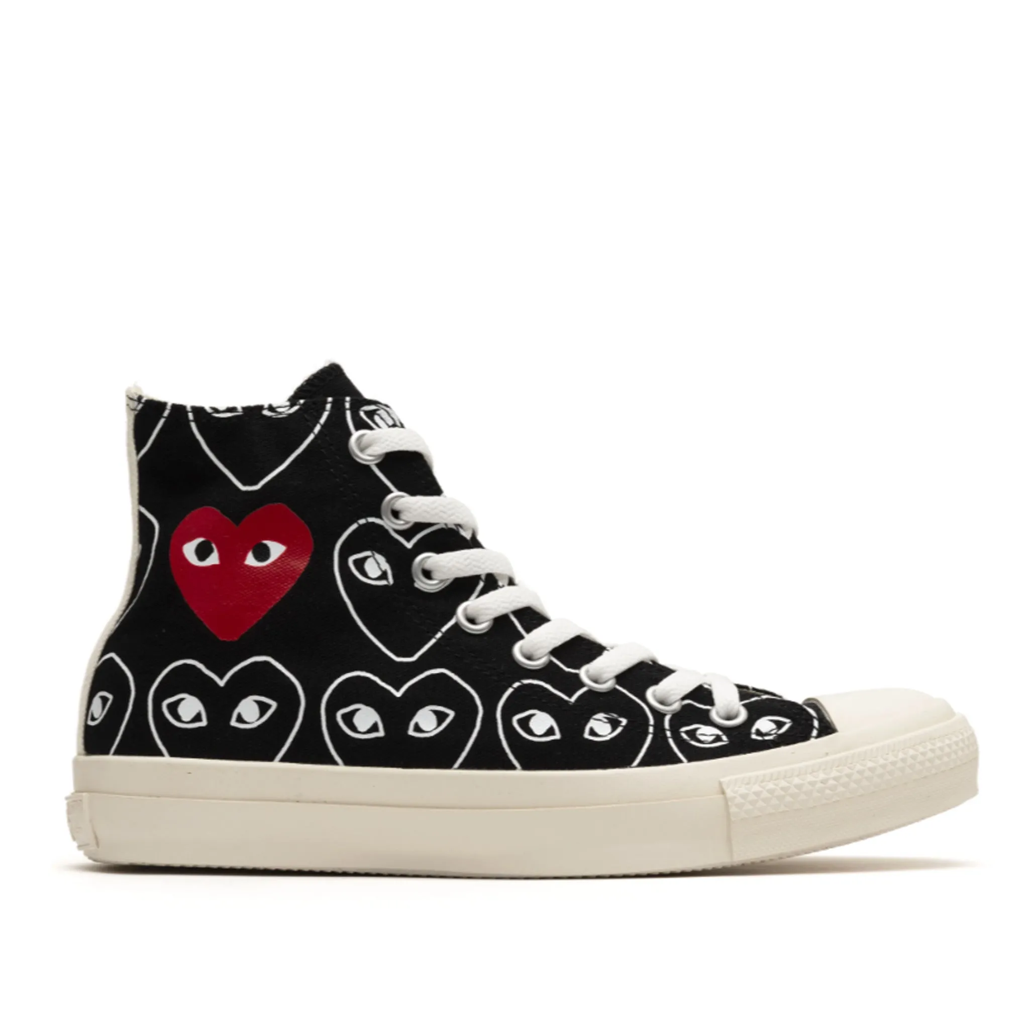 PLAY COMME des GARONS Converse Chuck Taylor Hi (Black)