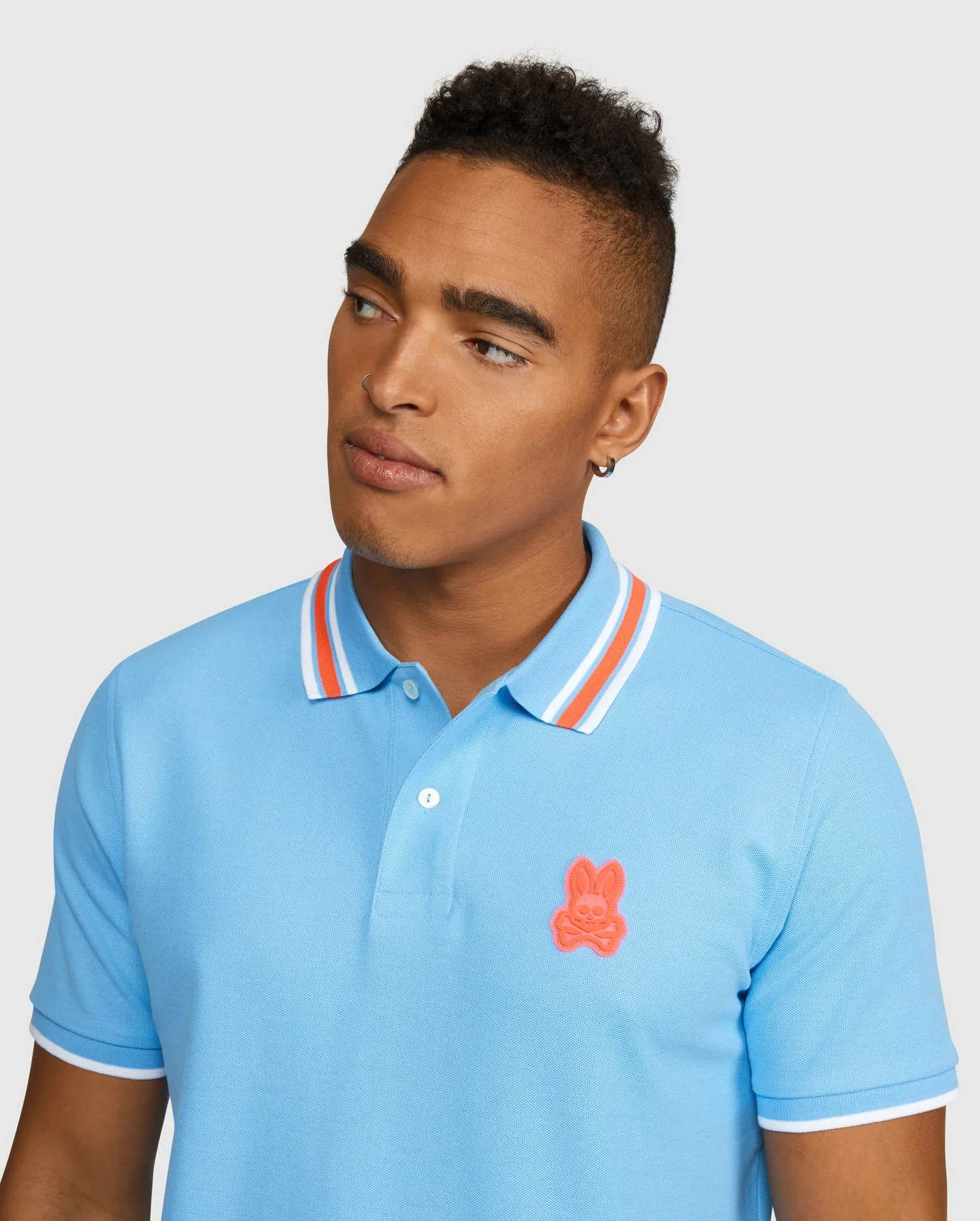 Psycho Bunny Eaton S/S Polo in Glacial Blue