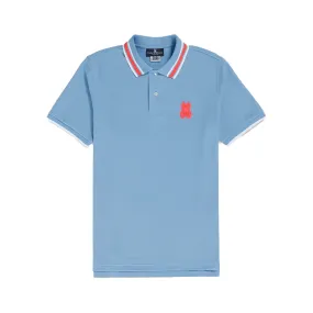 Psycho Bunny Eaton S/S Polo in Glacial Blue