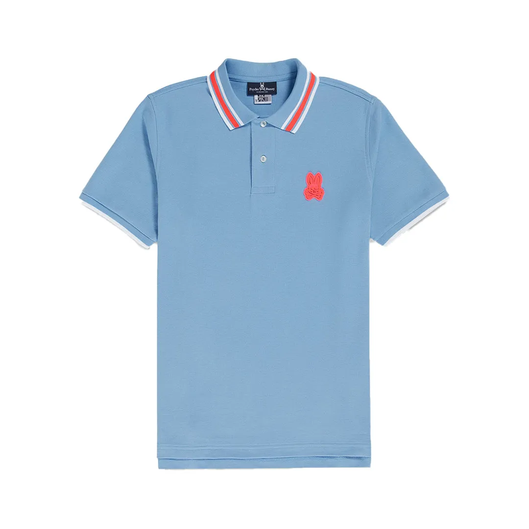 Psycho Bunny Eaton S/S Polo in Glacial Blue