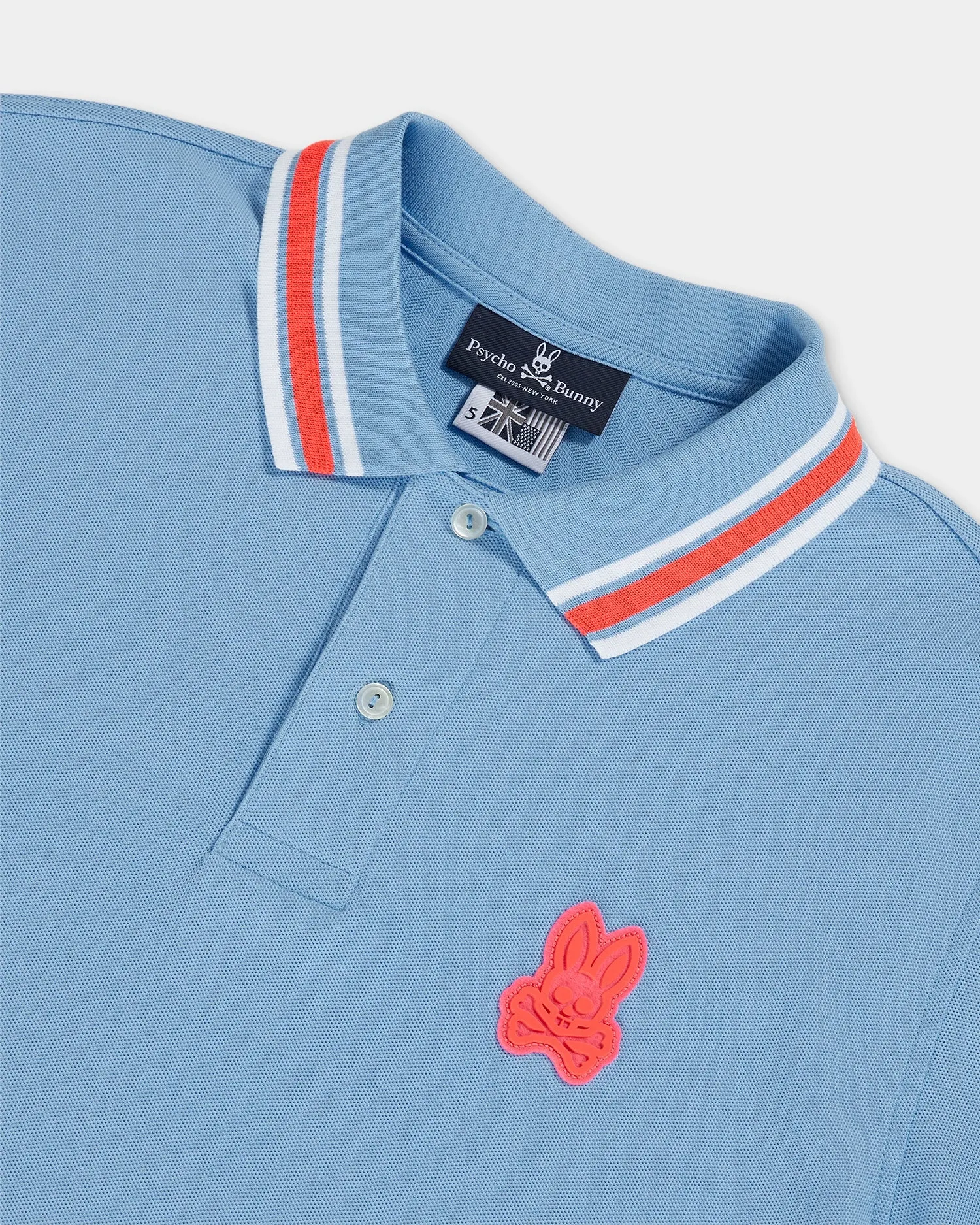 Psycho Bunny Eaton S/S Polo in Glacial Blue