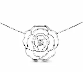 PT308W B.Tiff Rosé Silver Plated Brass Pendant Necklace