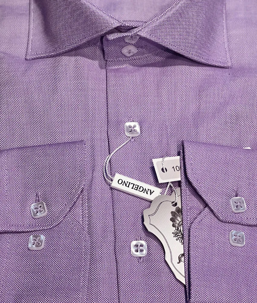 Purple Dress Shirt, Oxford Purple