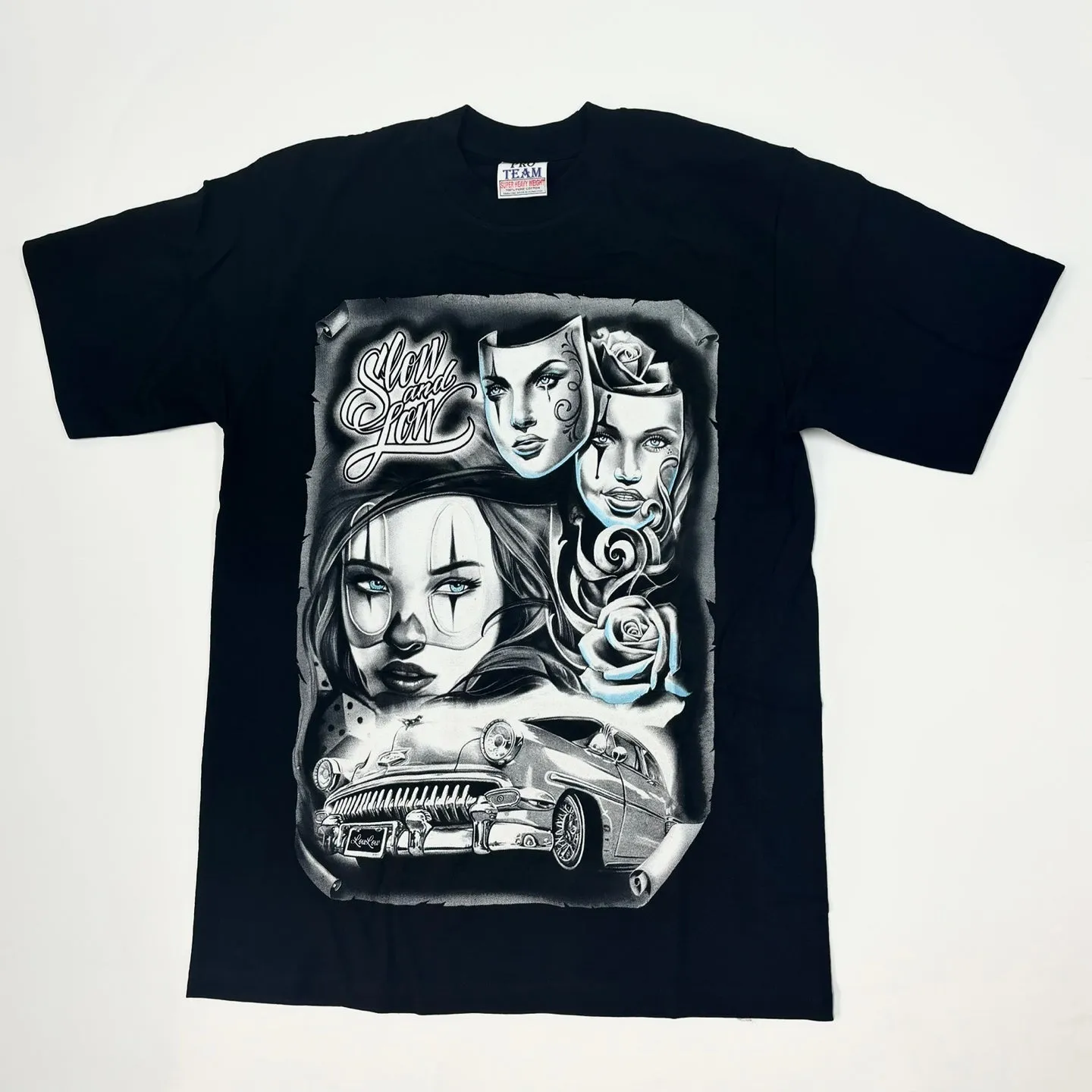 REAL STREET Slow and Low Heavyweight Graphic T-shirt