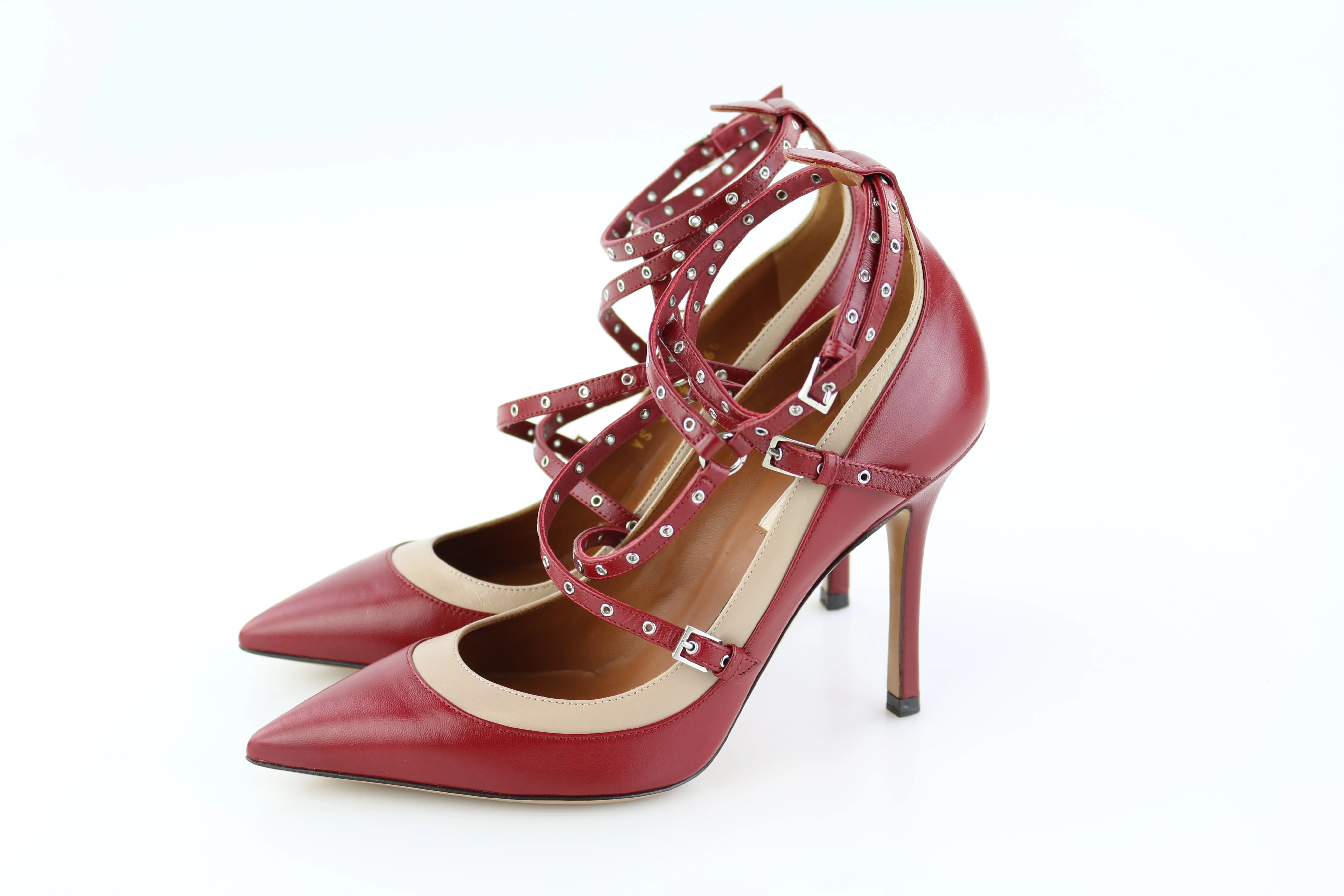 Red Lovelatch Pumps