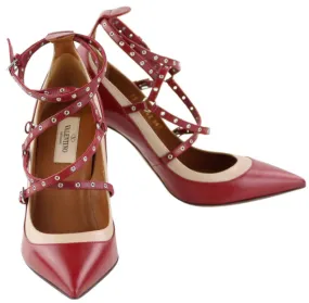 Red Lovelatch Pumps