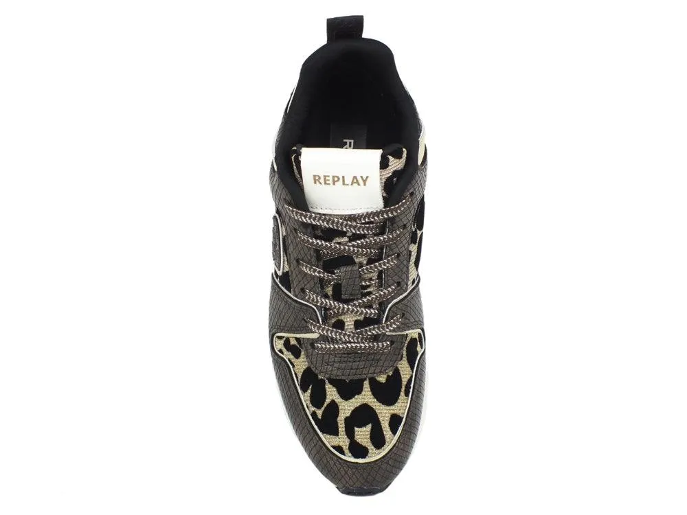 REPLAY Sneaker Leopard Brown RS360025S