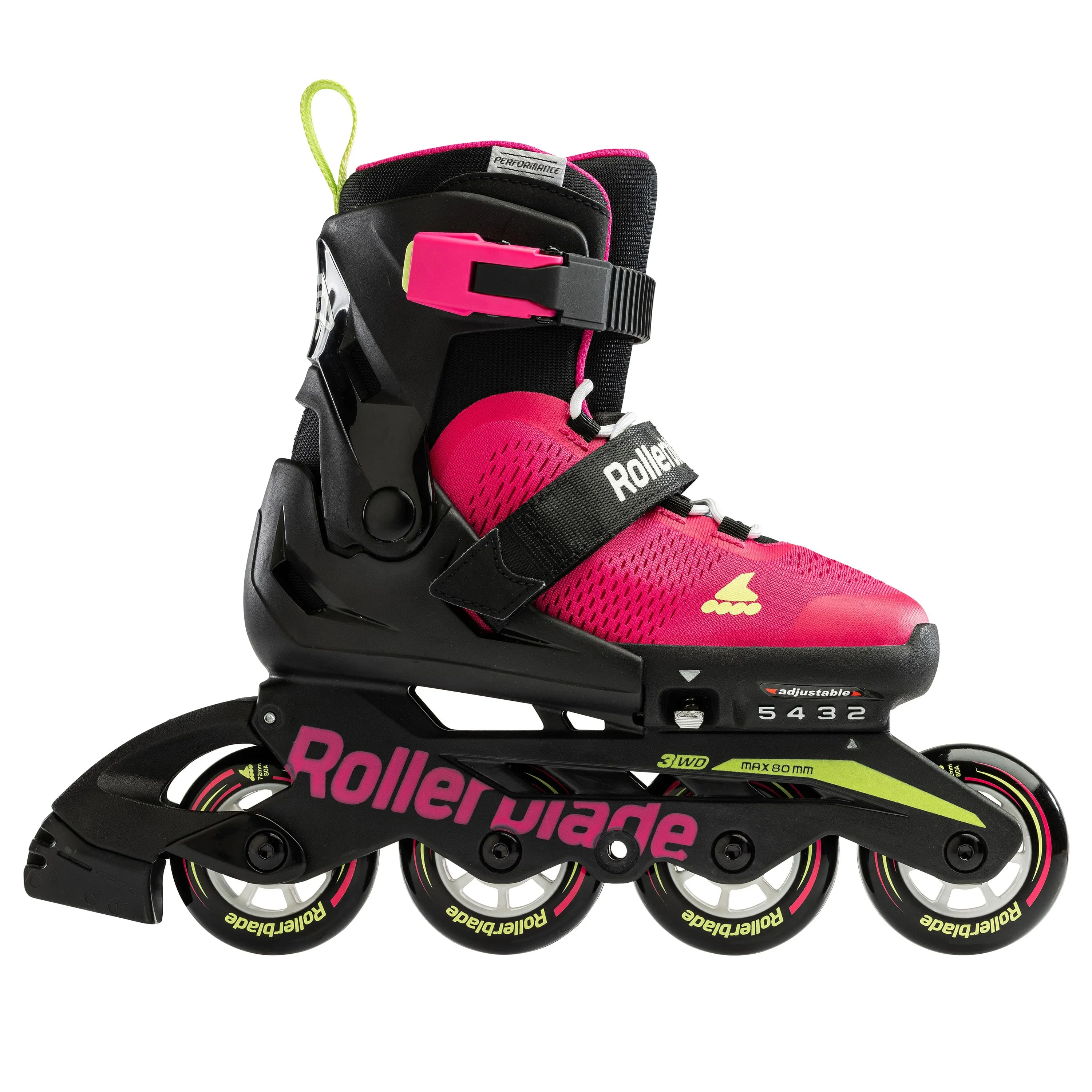 Rollerblade Inline skate for girls Microblade 072219008G9 pink light green