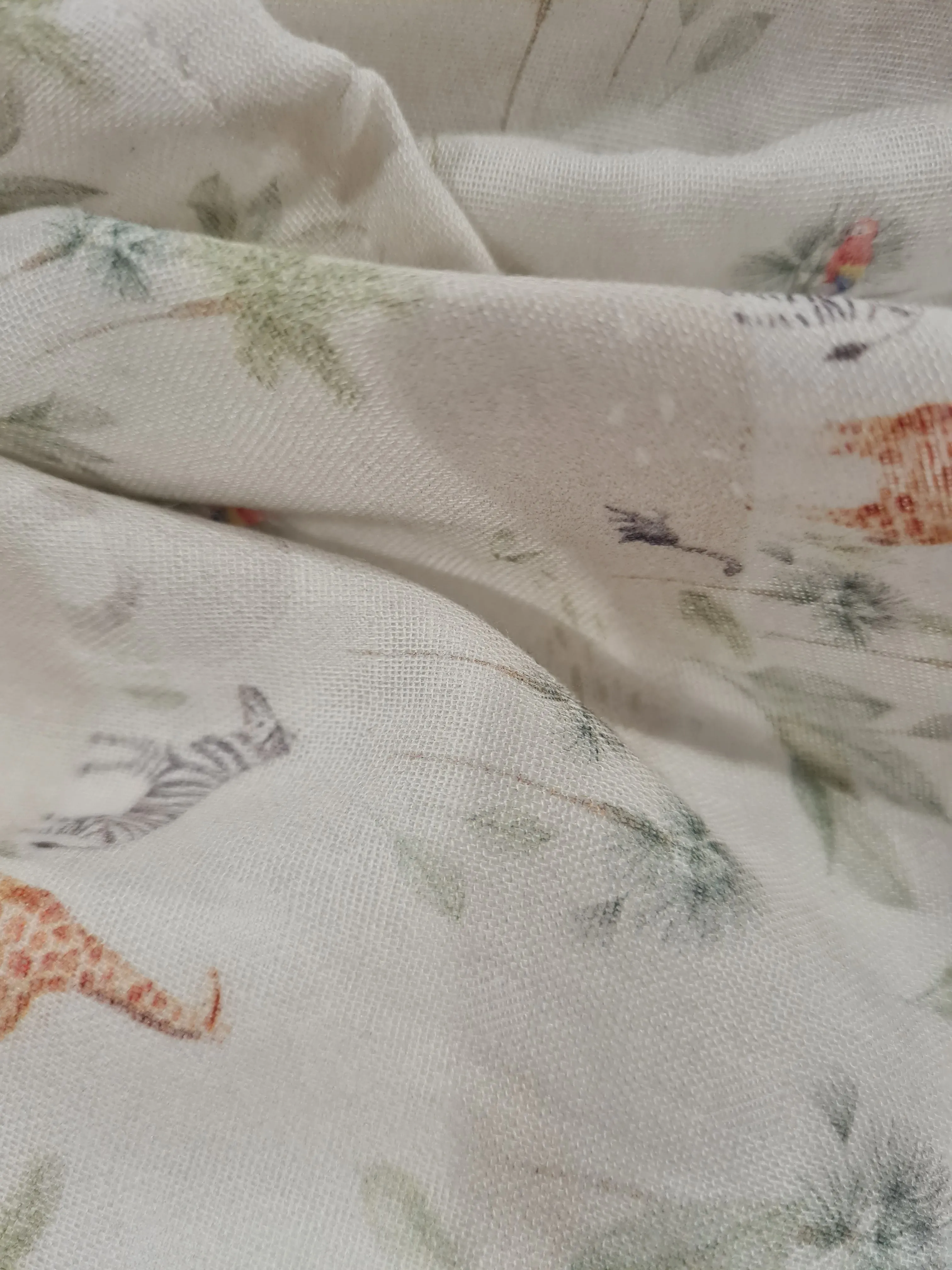 Safari walk Cotton Muslin Swaddle