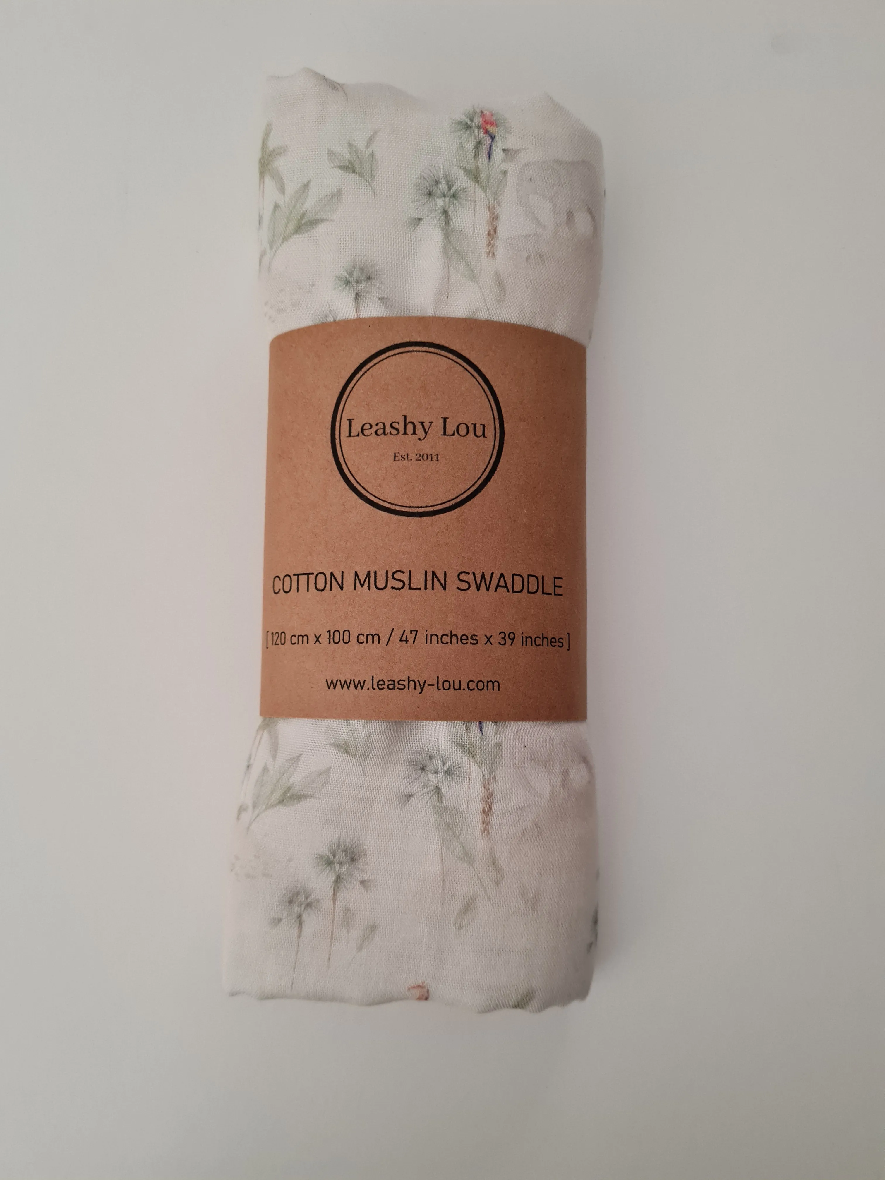 Safari walk Cotton Muslin Swaddle