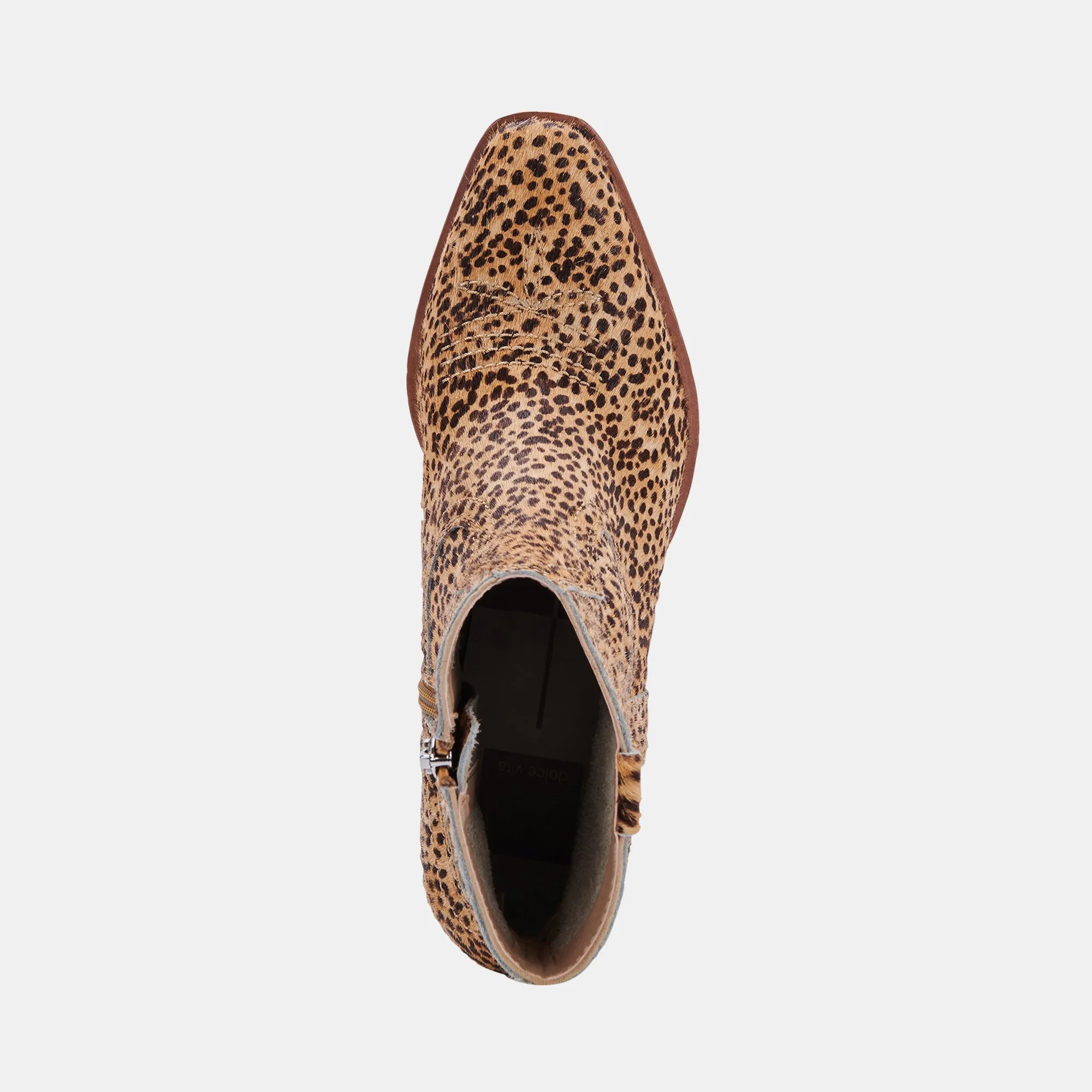 SILMA BOOTIES LEOPARD CALF HAIR