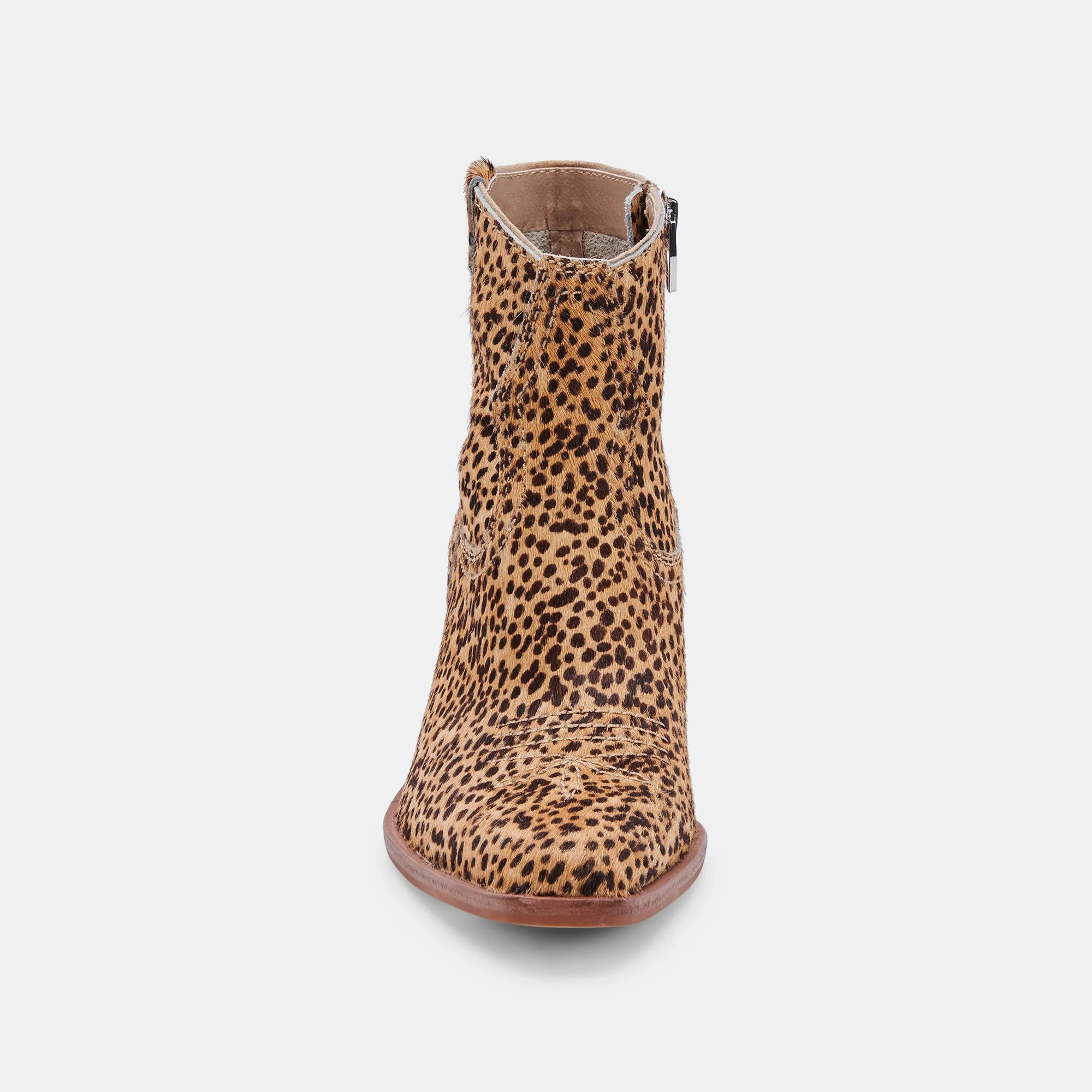 SILMA BOOTIES LEOPARD CALF HAIR