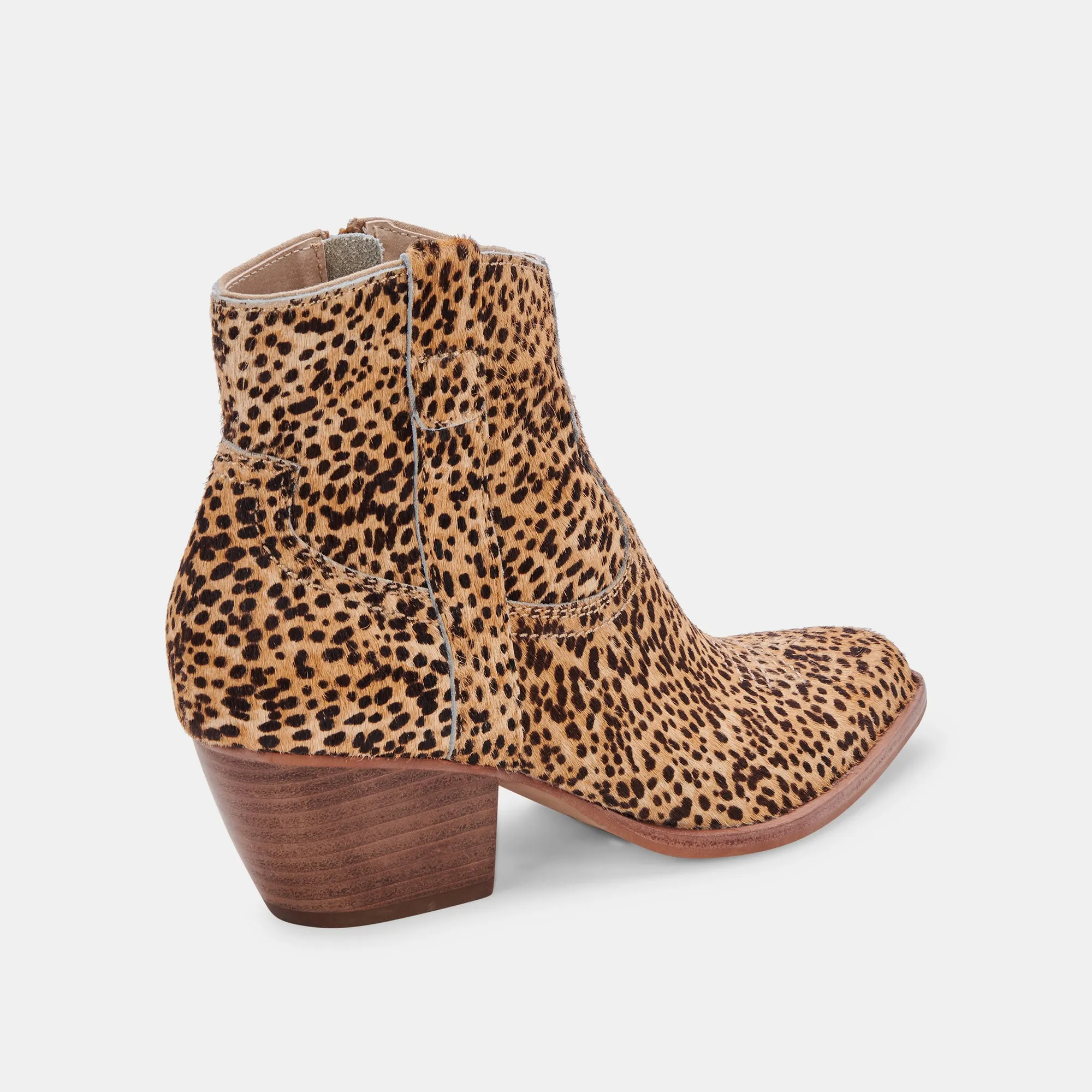 SILMA BOOTIES LEOPARD CALF HAIR