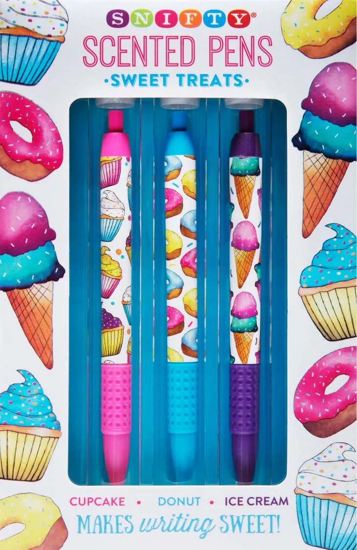 SNIFTY Sweet Treats Scented Set de Bolígrafos con Aroma