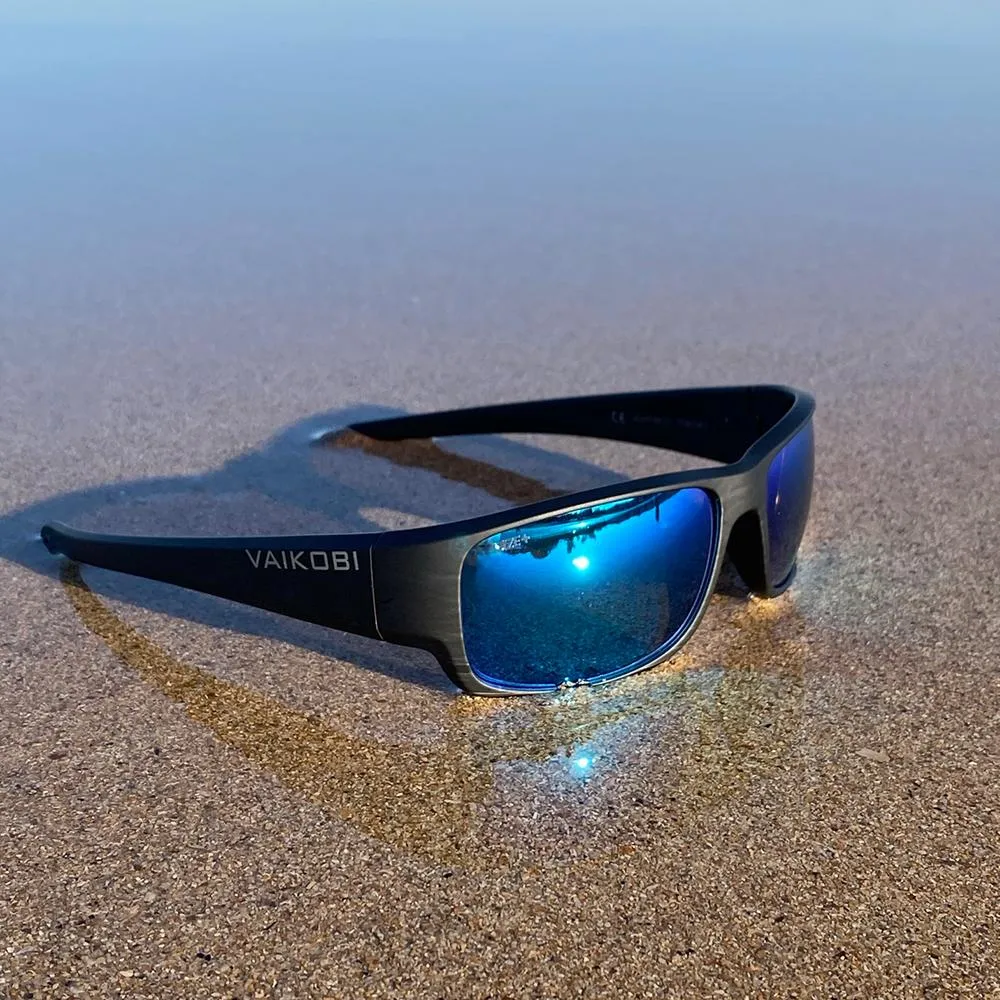 Sorrento Polarized Sunglasses (Black/Cyan)