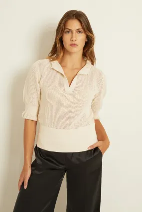 Suzette Ruffle Henley