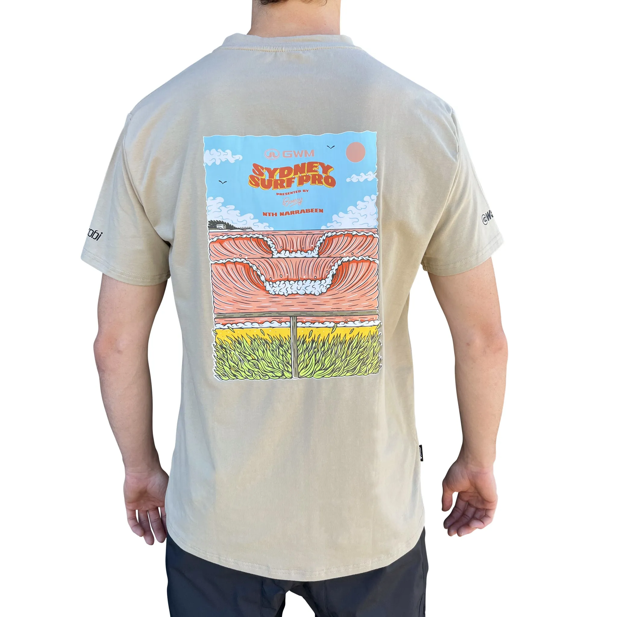 Sydney Surf Pro Adult Tee - Sand