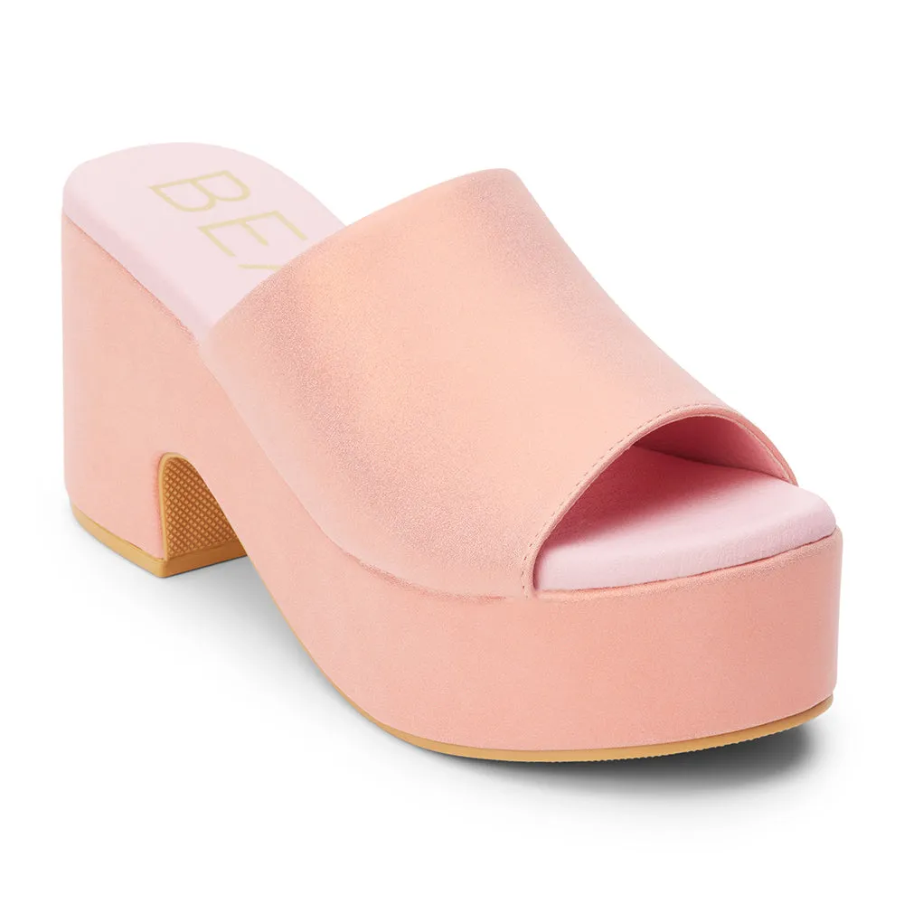 Terry Platform Heel