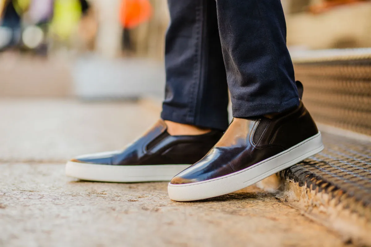 The Ellis Slip-On Sneaker - Nero