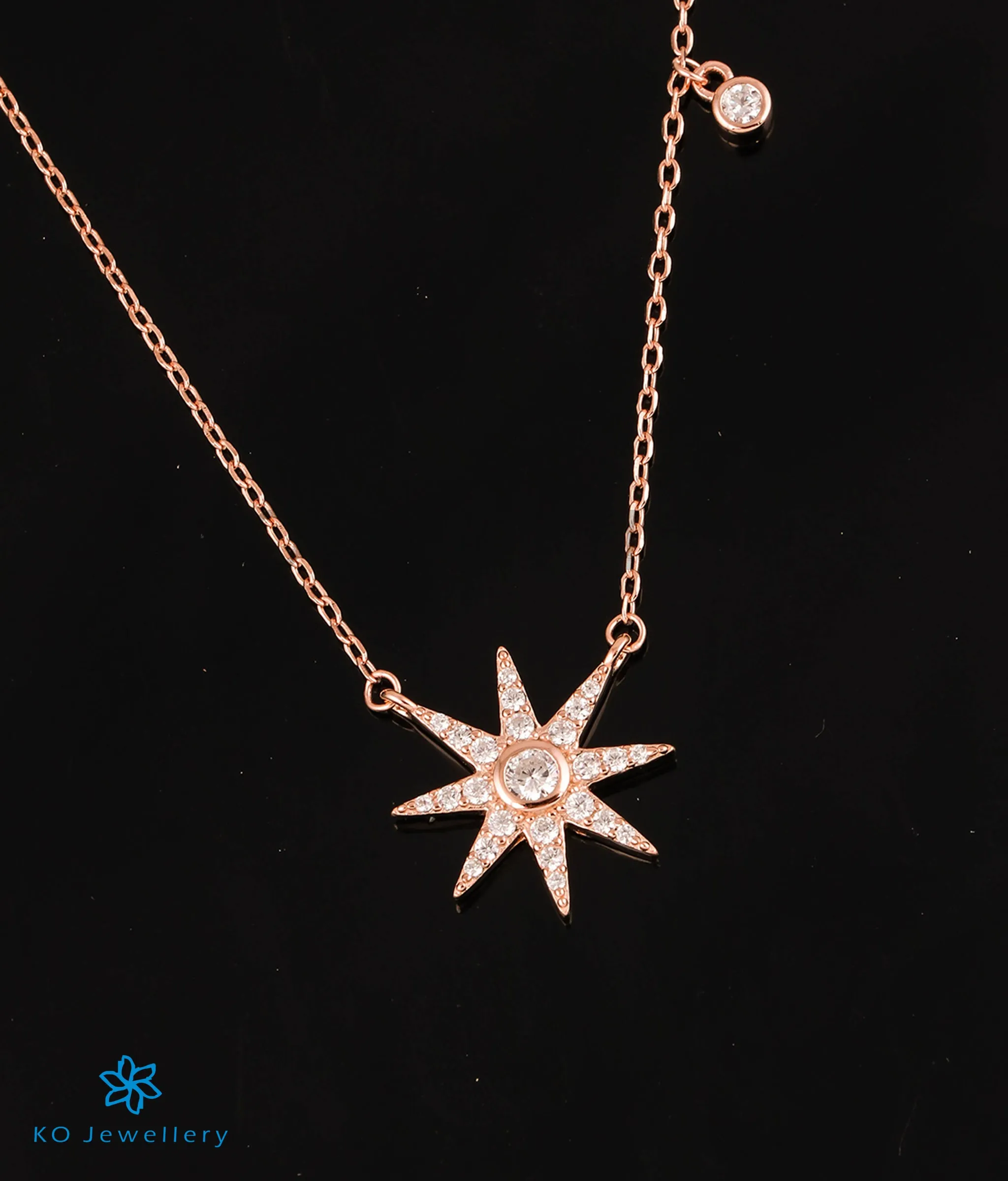 The Guiding Star Rose-gold Necklace