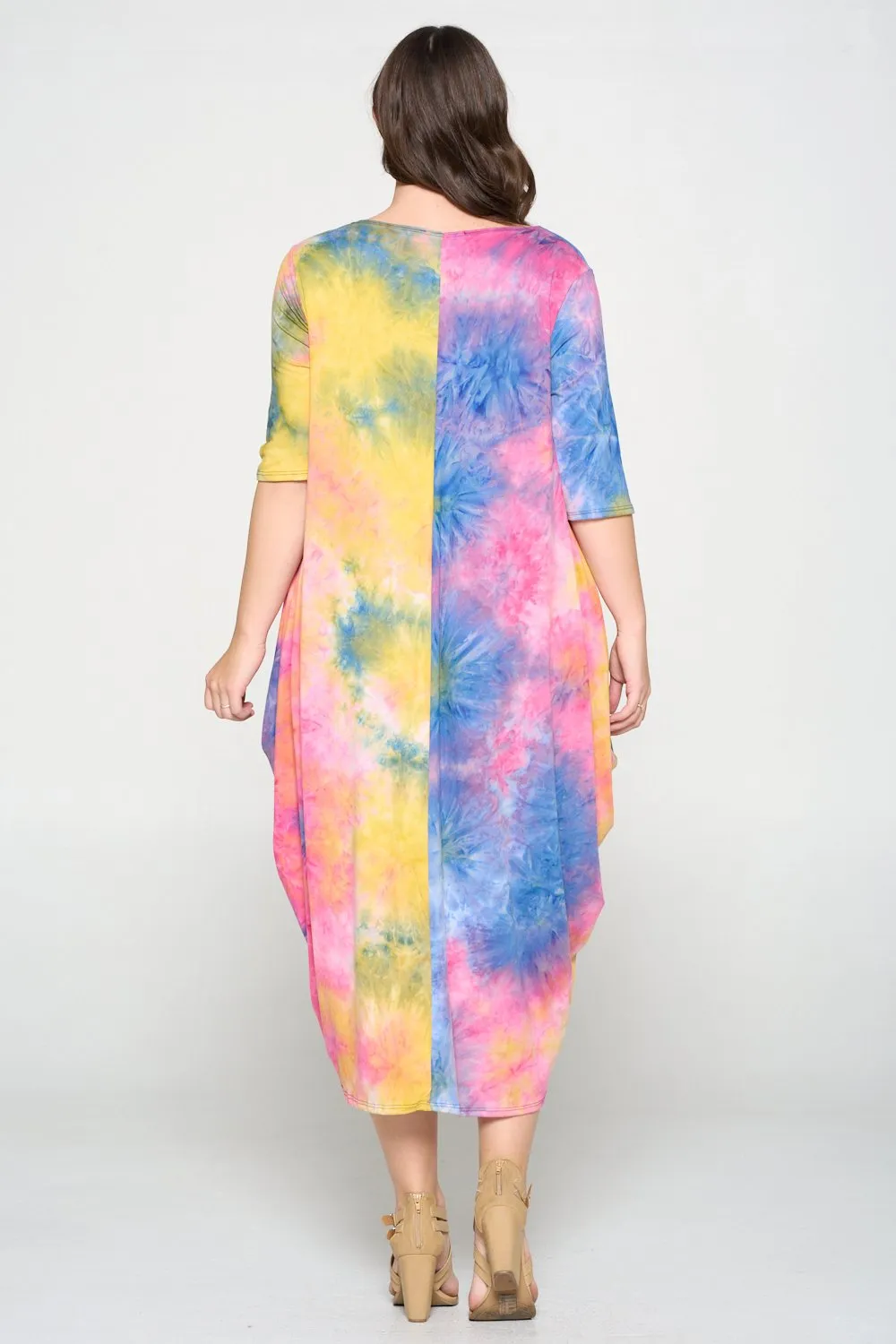 Tie Dye Harem Midi Dress