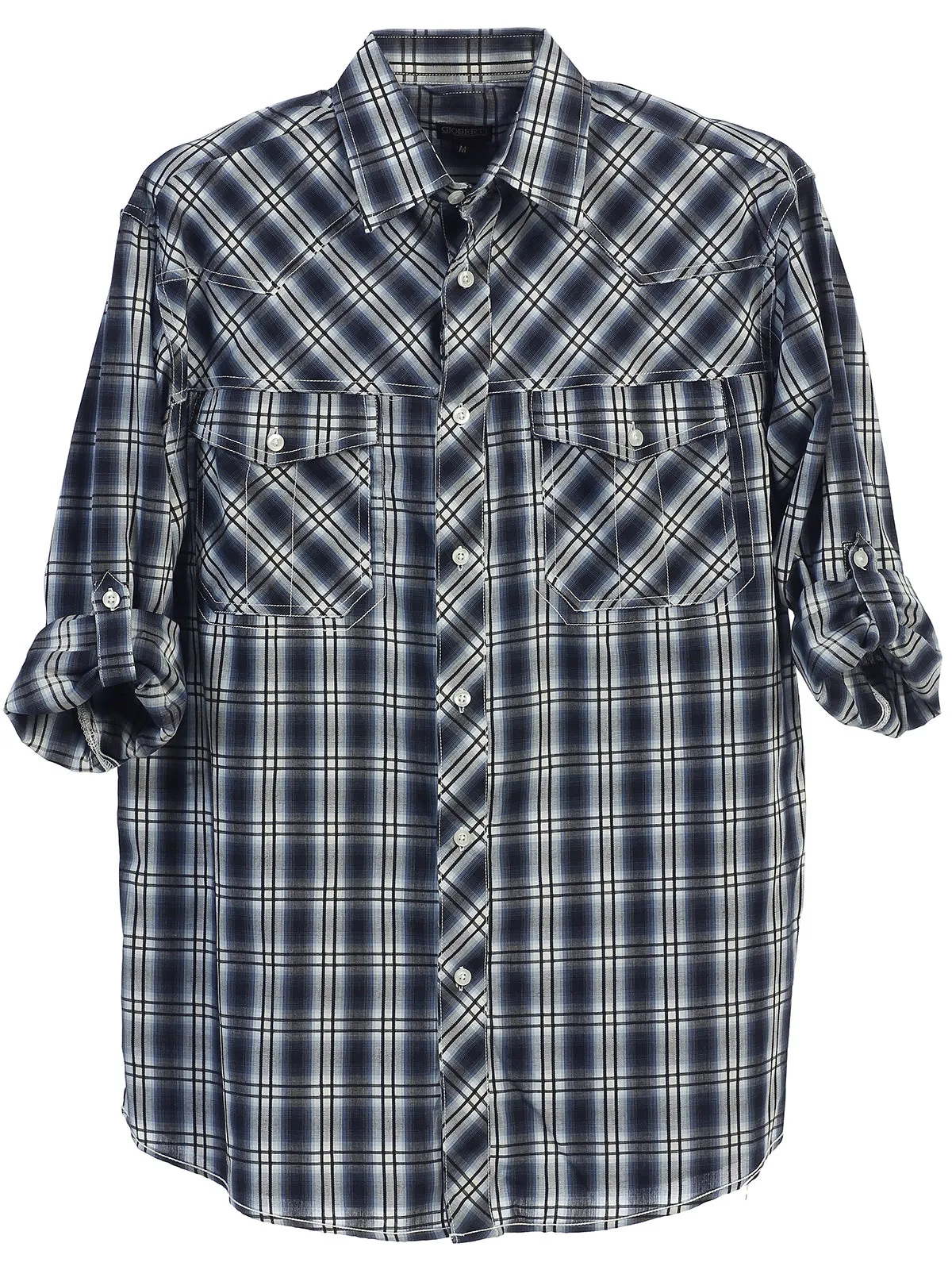 Toddler's Checkered Roll-Up Shirt