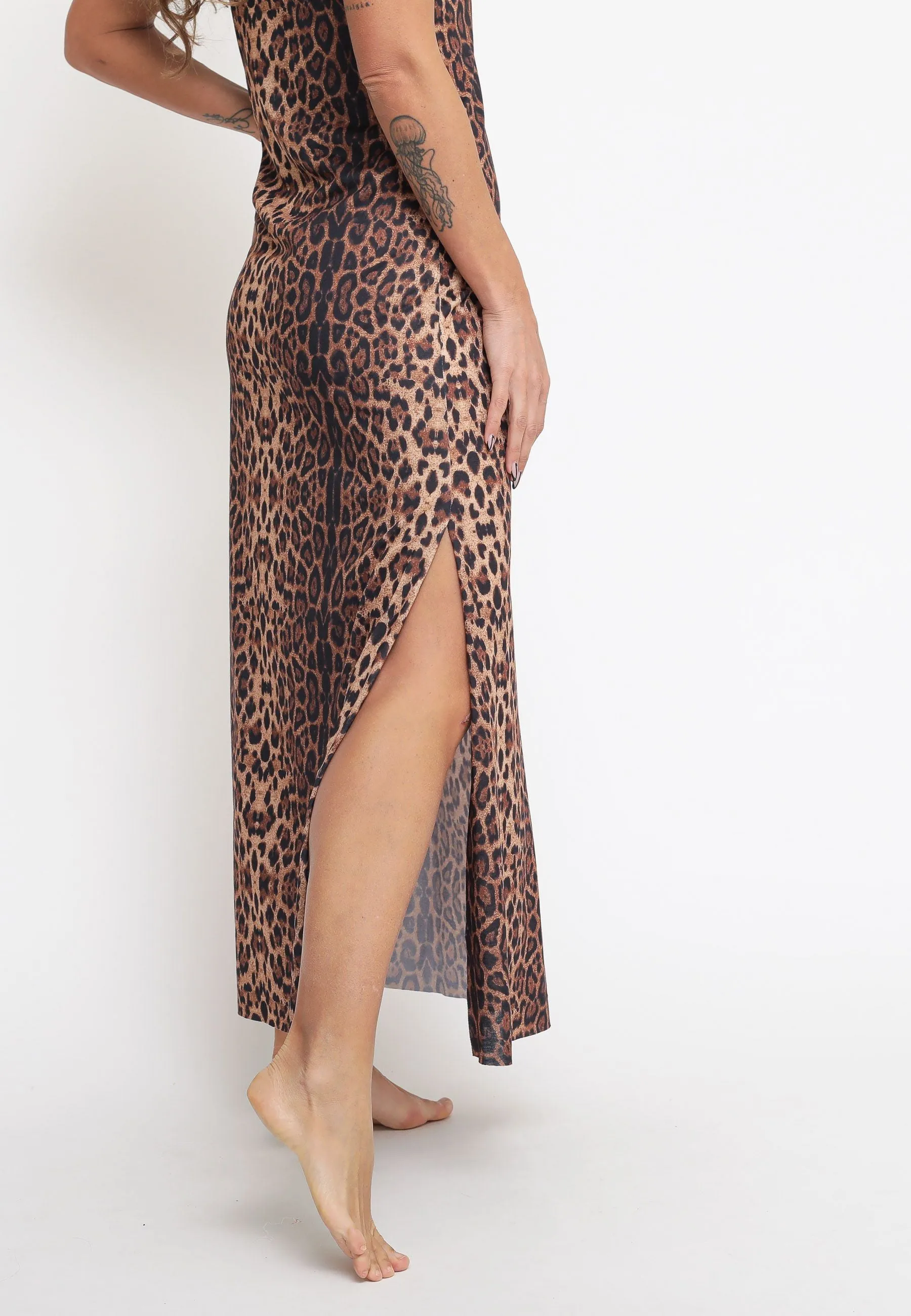 Vestito Lungo - Leopard