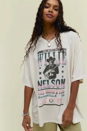 Willie Nelson One Night Only OS Tee