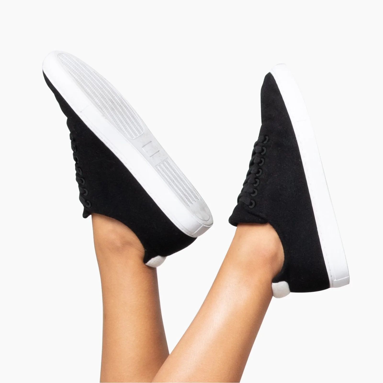 Women's Merino Cashmere Lace Up Sneakers