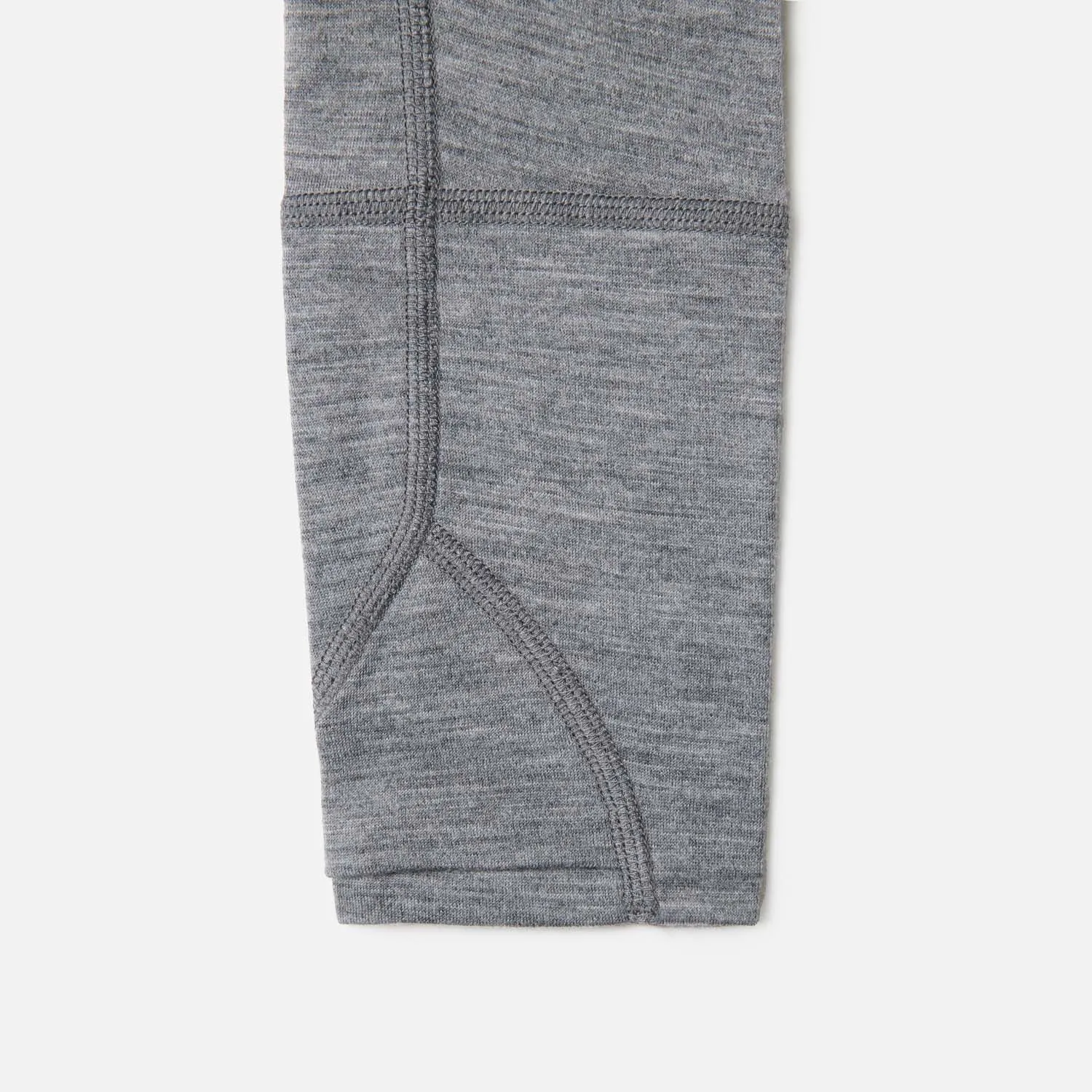 Womens Merino LS Base Layer Grey Marle