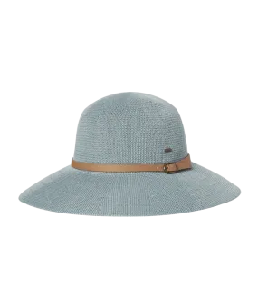 Women's Wide Brim Hat - Leslie - Mid Blue