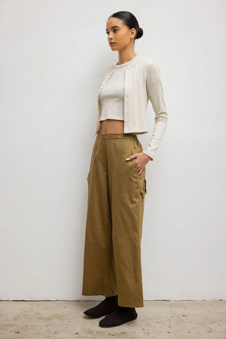 Yoko Crop Painter Pant